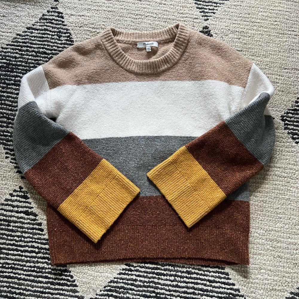 Madewell Striped Knit Sweater